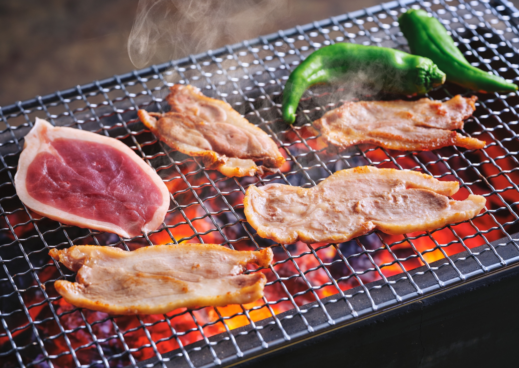 あみ焼き料理イメージ